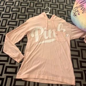 Victoria secret pull over . Worn once size xs fits oversized !